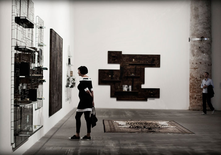 Annette KelmUntitled, 2011. (various works)Installation view: ILLUMInations, 54. Esposizione Internazionale d&#039;Arte - la Biennale di VeneziaPhoto © Fra