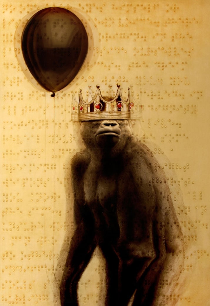 King&#039;s King, 2011, Oil on canvas, (189x128cm)Courtesy of Roy Nachum
