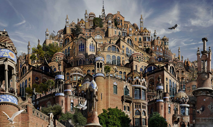 Sant Pau, 2011, C-Print, 150 x 250 cm, photo credit Jean-François Rauzier