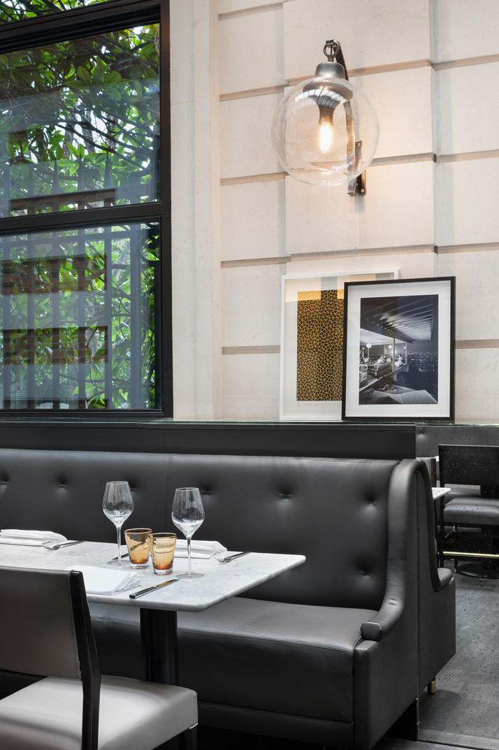 Café Artcurial, design Agence Charles Zana, photo by Jacques Pépion, Courtesy of Café Artcurial