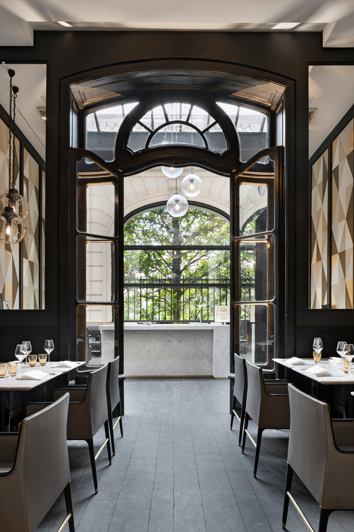 Café Artcurial, design Agence Charles Zana, photo by Jacques Pépion, Courtesy of Café Artcurial