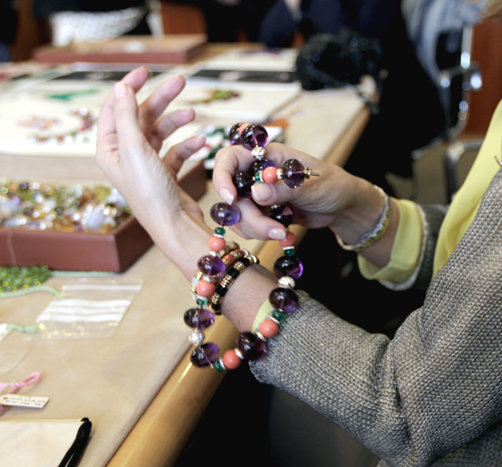 Discovering the precious stones. Photo © Costas Voyatzis for Yatzer.