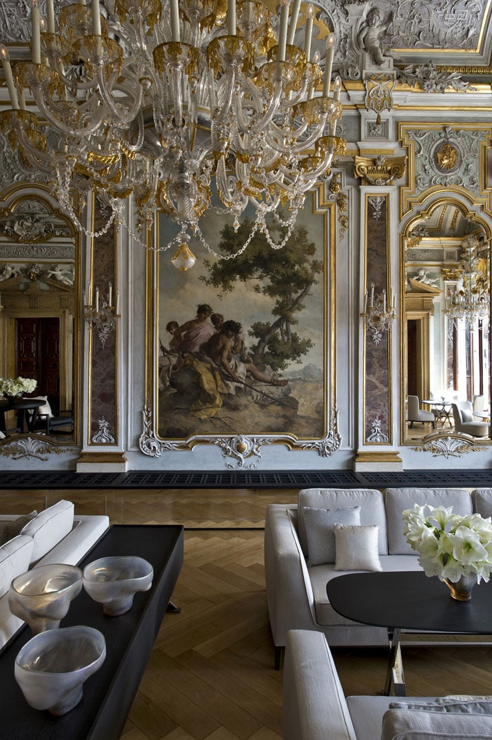 Piano Nobile Lounge, photo © Aman Canal Grande Hotel, Venice, Amanresorts.