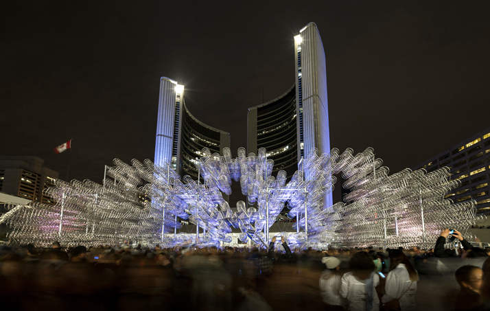 Ai Weiwei, Forever Bicycles, 2013Nathan Phillips Square, 100 Queen Street WestPhoto © City of Toronto