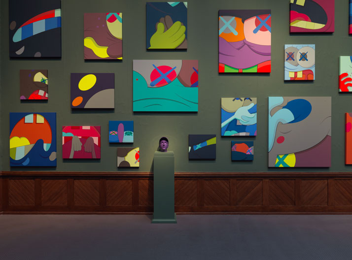 KAWS @PAFA, installation view, 2013. Image courtesy of PAFA.