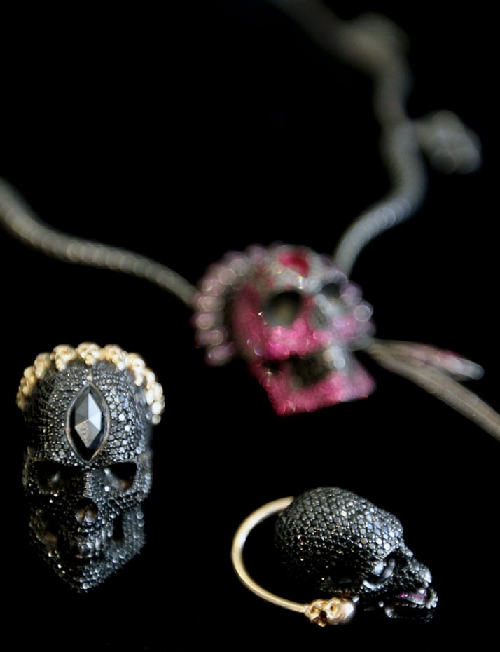 Skulls jewellery collection by Theodoros.