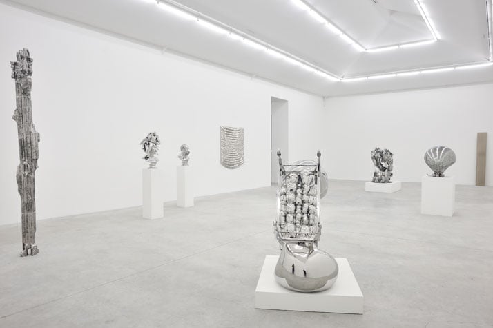 Joel Morrison, installation view at Almine Rech Gallery.Courtesy of the artist and Almine Rech Gallery.