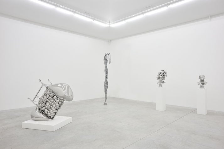 Joel Morrison, installation view at Almine Rech Gallery.Courtesy of the artist and Almine Rech Gallery.
