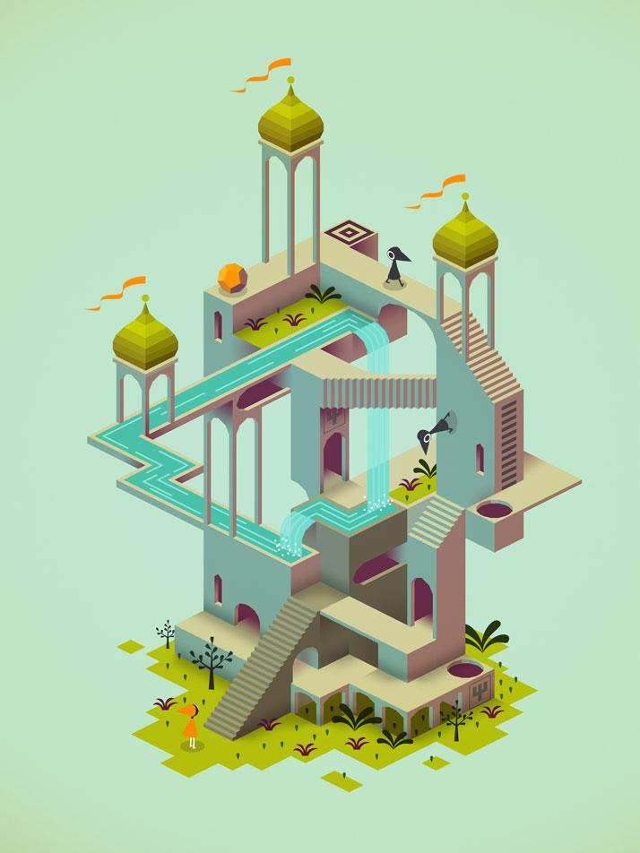 Monument Valley iPad screenshot © USTWO.