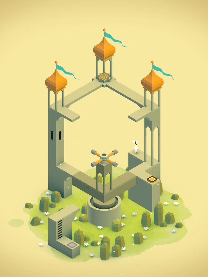 Monument Valley iPad screenshot © USTWO.