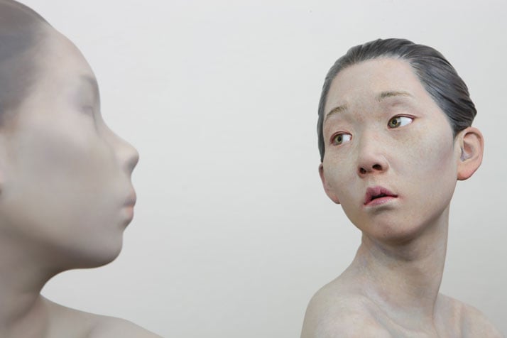 Choi Xooang, Reflection, 2012 (detail)Oil on Resin -  82 × 52 × 87 cmCourtesy of the artist &amp; Galerie Albert Benamou, Paris