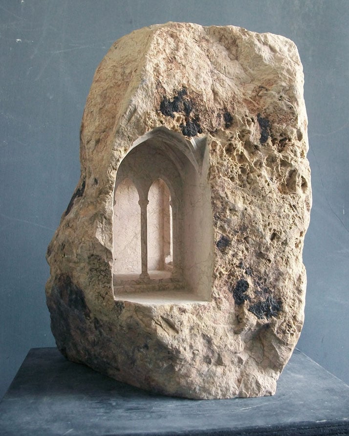 Sculptor Matthew Simmonds Carves Realistic Interiors Into Marble And Stone Yatzer