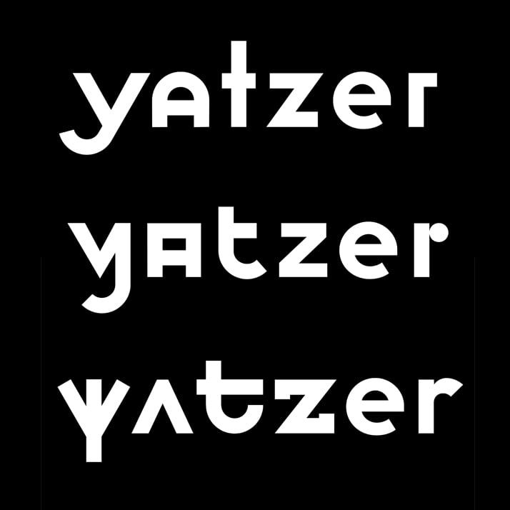 Yatzer's logo revisited by studio L2M3 &amp; the Bauhaus typeface!
