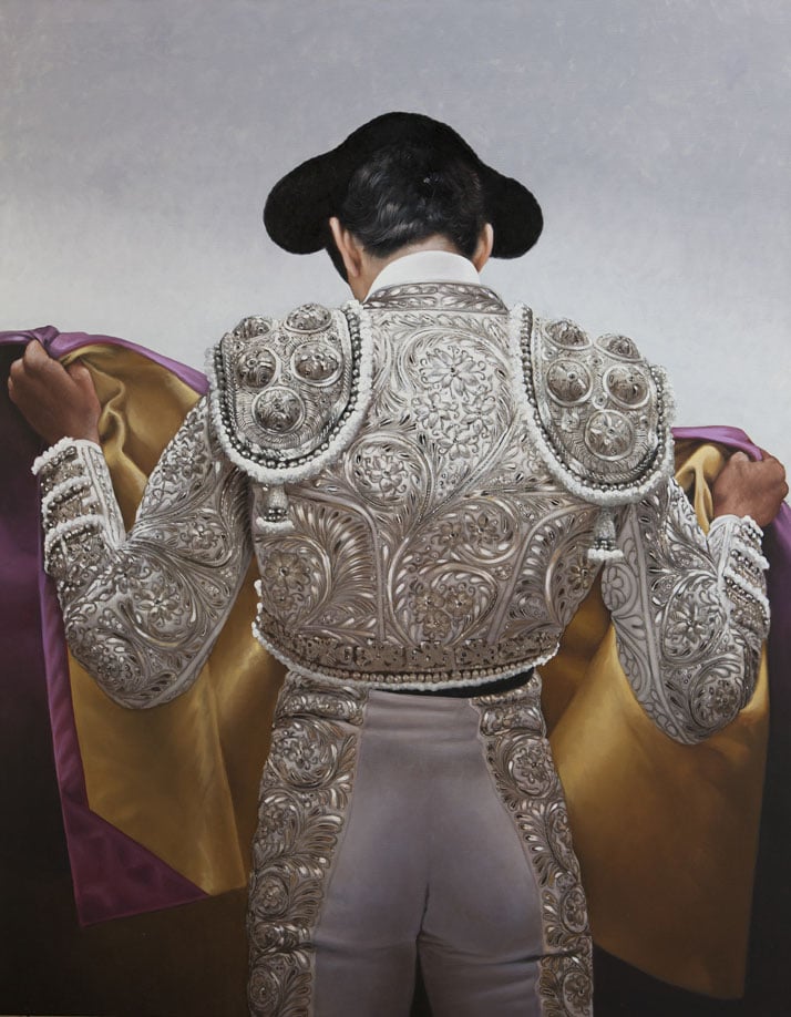 'White and Silver Suit' by Christian Gaillard.Photo Courtesy of the artist and Connoisseur Art Gallery.