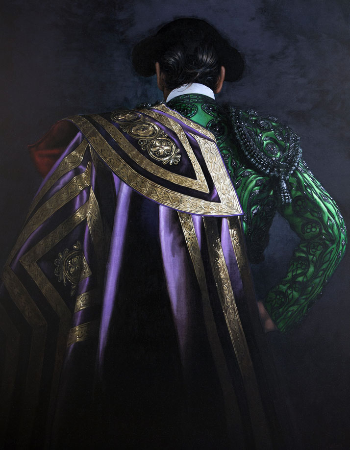 'Matador in Emerald and Violet' by Christian Gaillard.Photo Courtesy of the artist and Connoisseur Art Gallery.