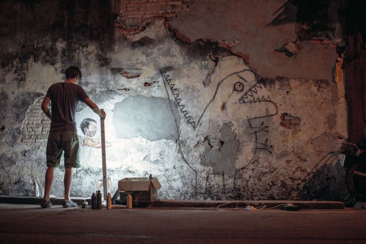 George Town, 2012. Photo courtesy of Ernest Zacharevic.