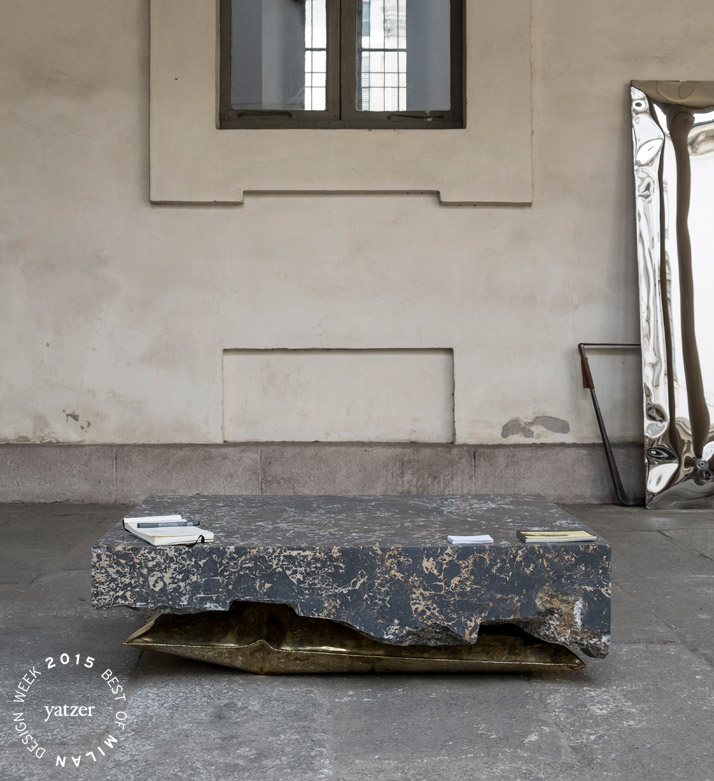 In Hale coffee table by Ben Storms. (Presented at  ''A Matter of Perception'' exhibition organized by DAMn° magazineand MOSCAPARTNERS at Palazzo Litta. Photo © Ruy Teixera.)