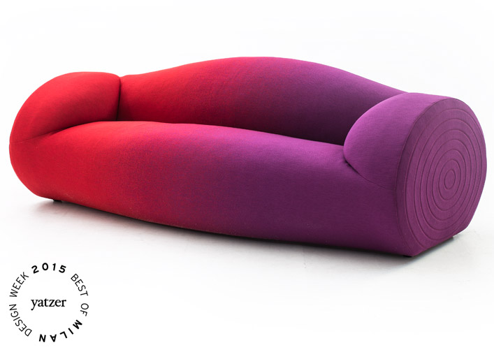 The Glider sofa by Ron Arad for MOROSO.