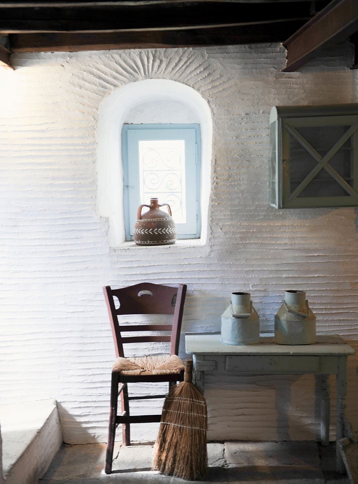 Greek interior, from ''Children of the Light'' by CALLIOPE, © 2014 Skira editore.