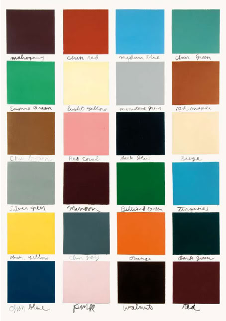 Harris Paint Exterior Color Chart
