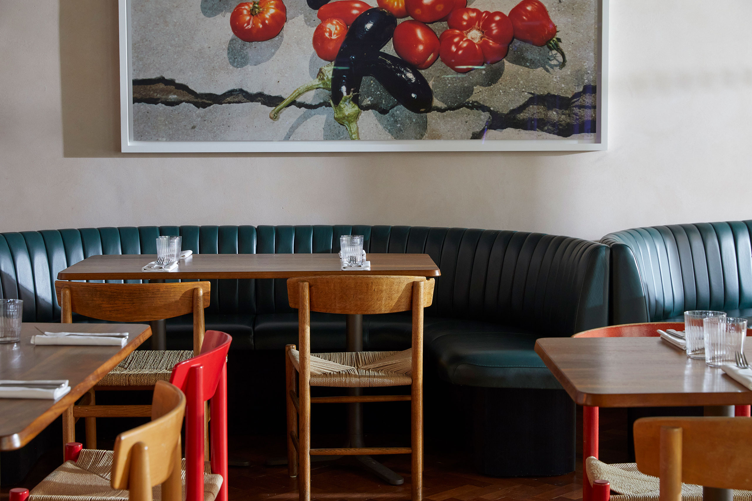 Toklas restaurant &amp; bar. Photography by Ola Smit.