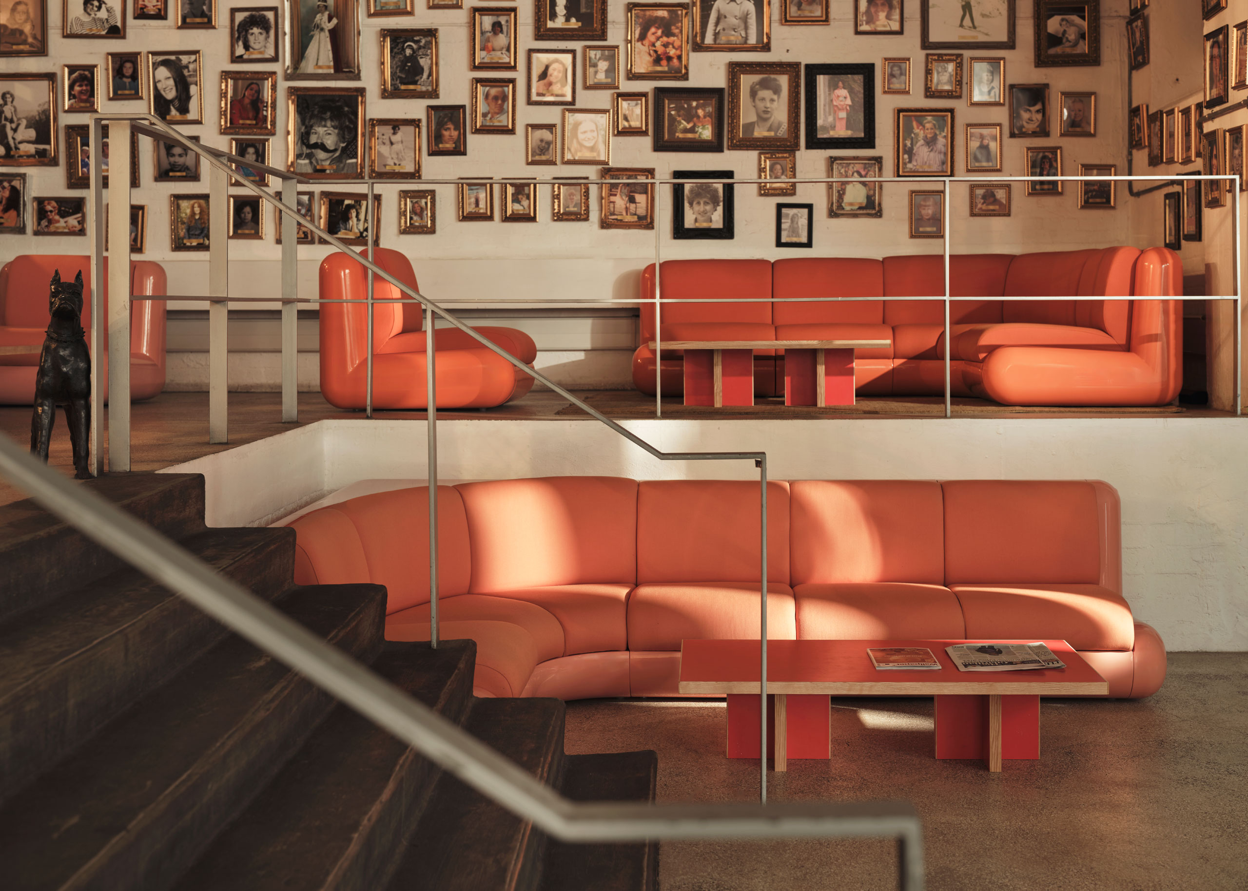 T4 Modular sofa  by Holloway Li for Uma; Bespoke Coffee tables by Holloway Li.
Photography by Felix Speller.