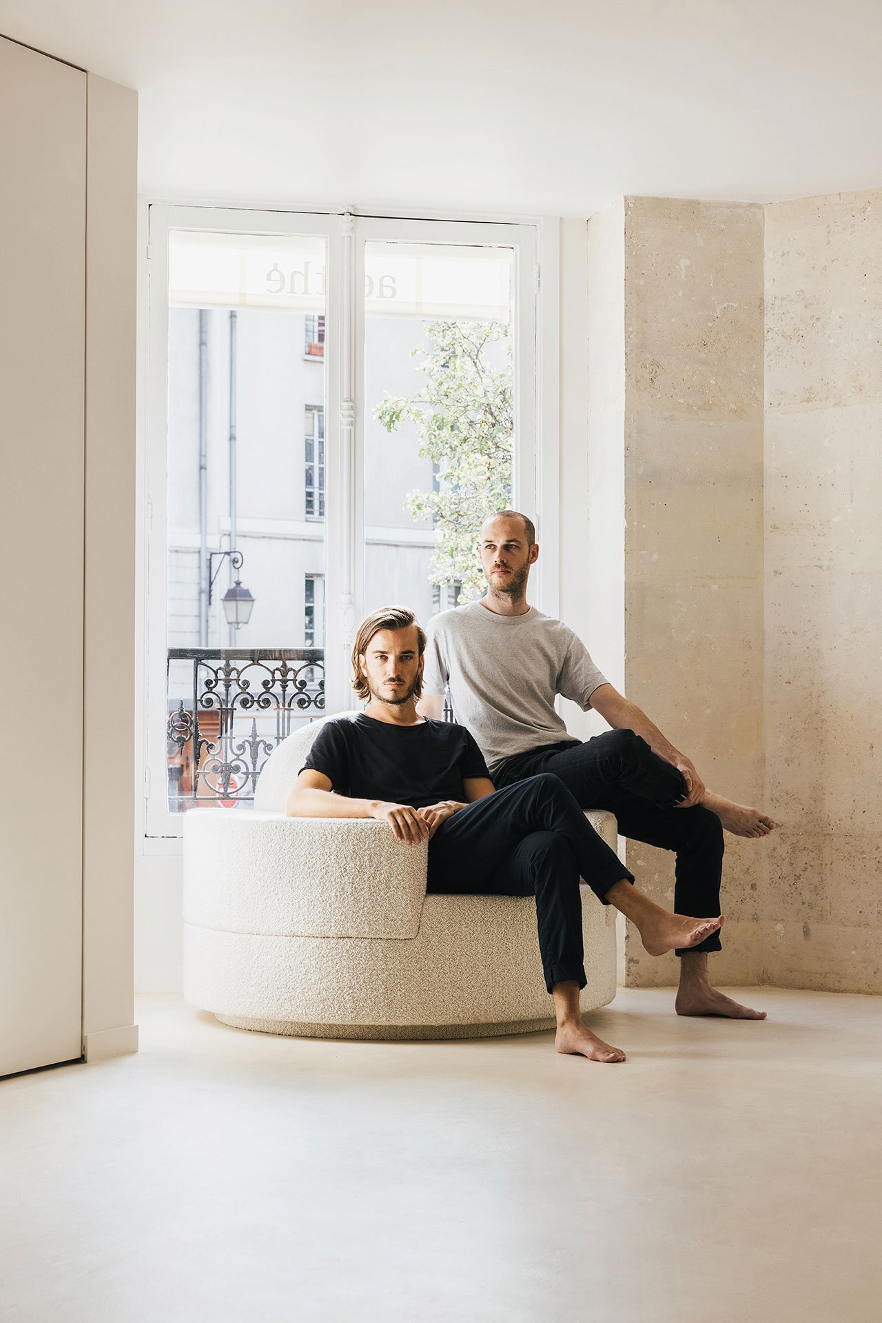 G R A M M E  founders Romain Freychet and Antoine Prax. Photography by Ludovic Balay.