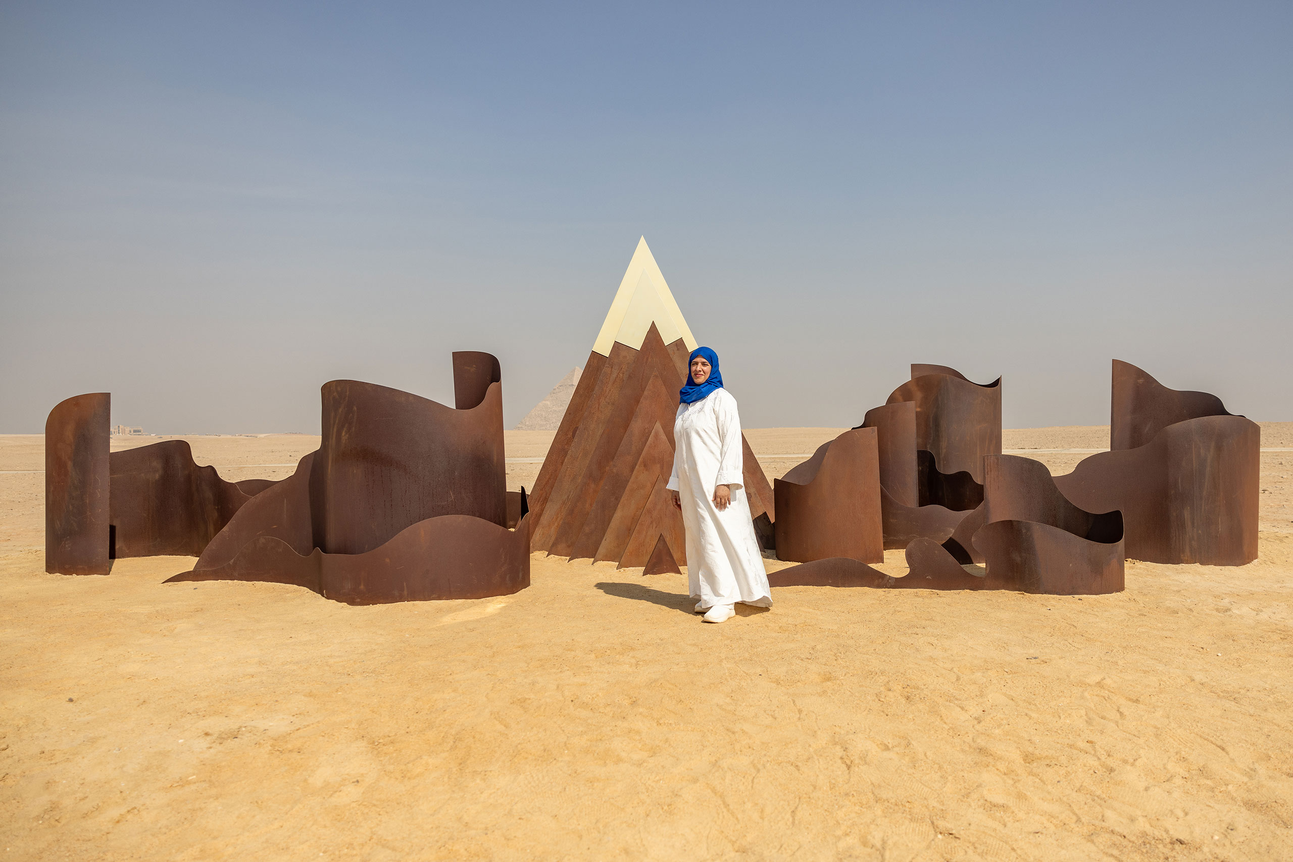 "Treasures" by Azza Al Qubaisi. Installation view, “Forever Is Now III”, Art D’Egypte. © AFP