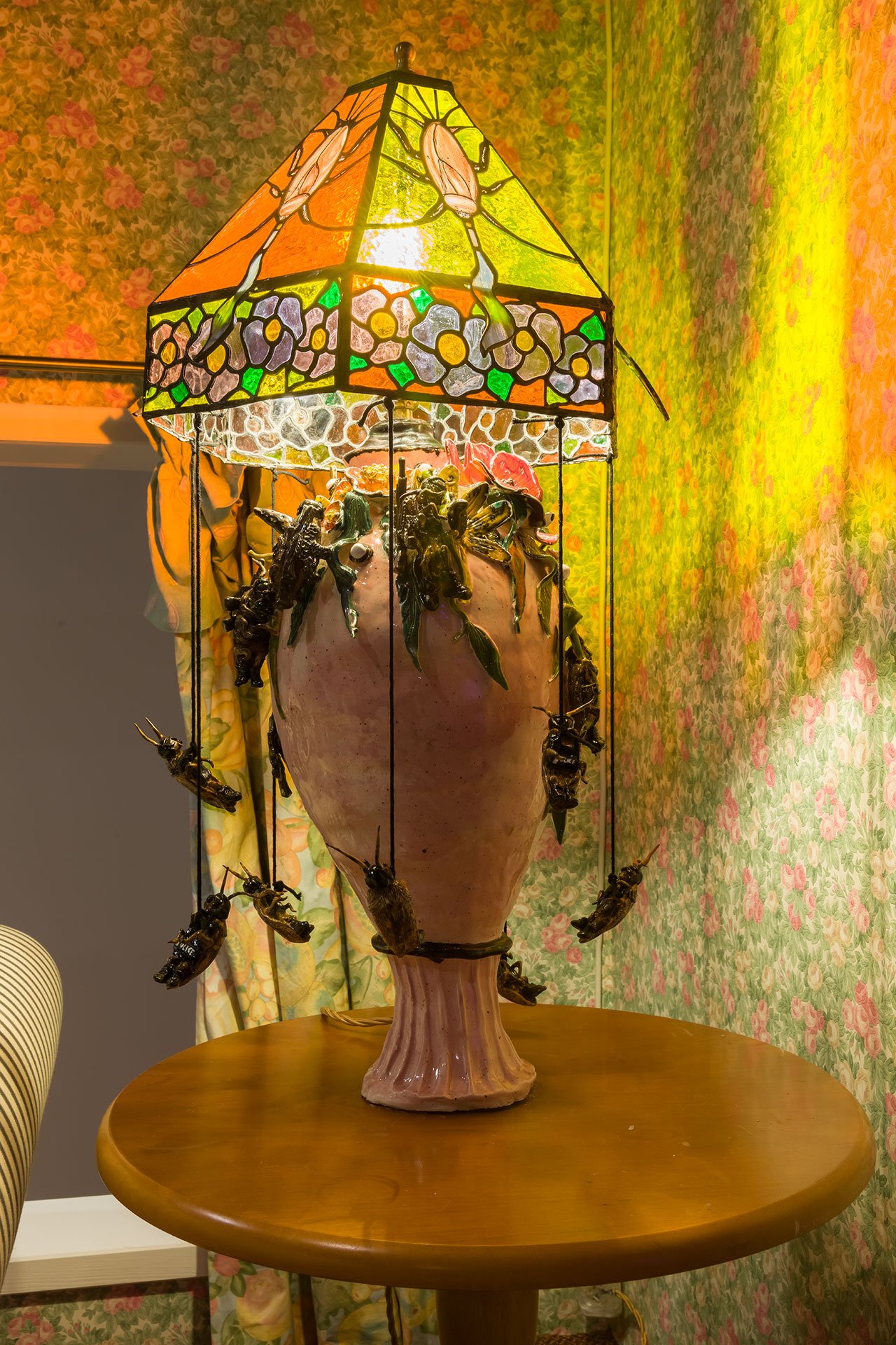 Installation view of Lindsey Mendick, Strange Clay: Ceramics in Contemporary Art at the Hayward Gallery (26 October 2022 - 8 January 2023). Photo: Mark Blower. Courtesy the Hayward Gallery.