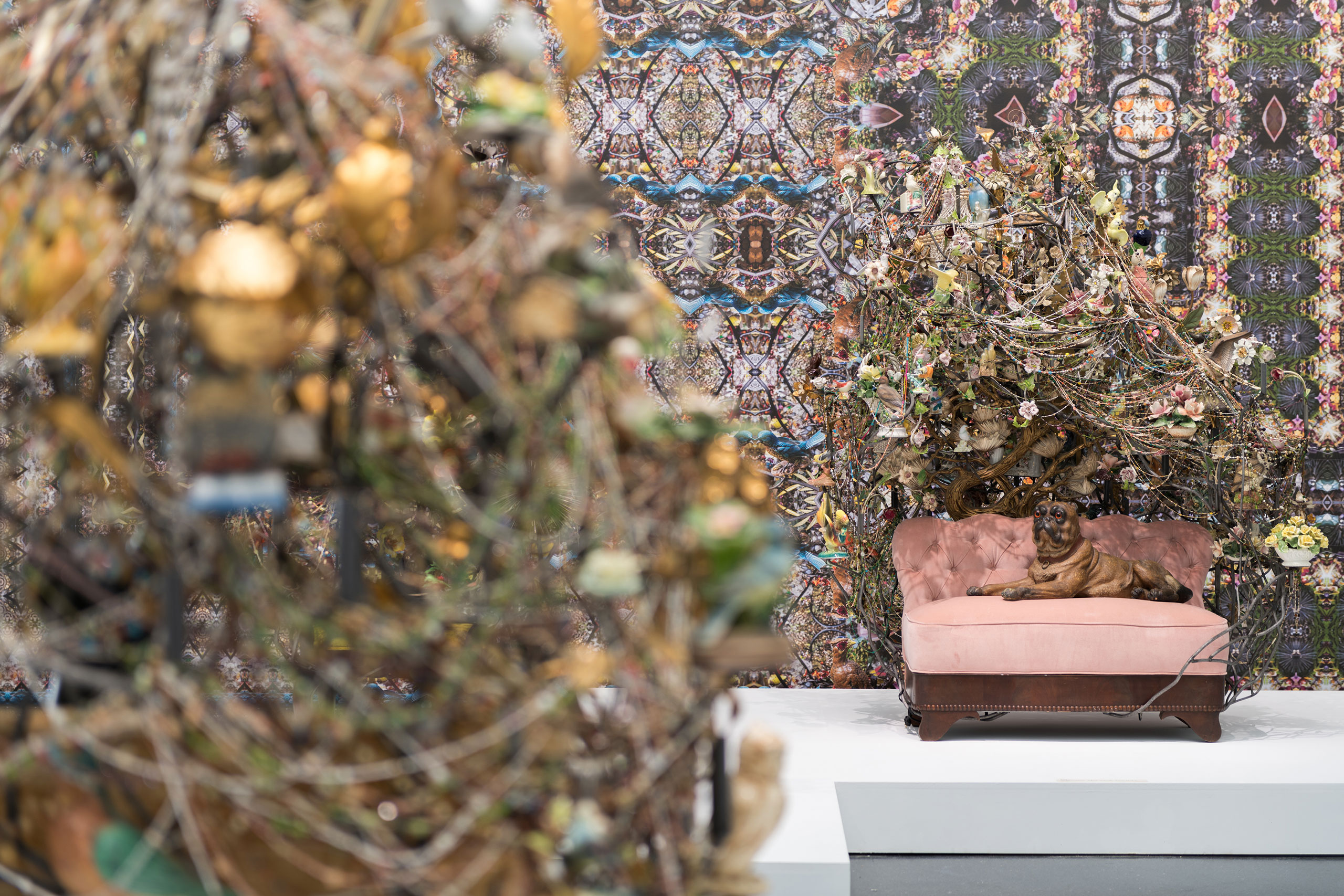 Installation view, Nick Cave: Forothermore, MCA Chicago. May 14 – October 2, 2022. Photo: Nathan Keay, © MCA Chicago.