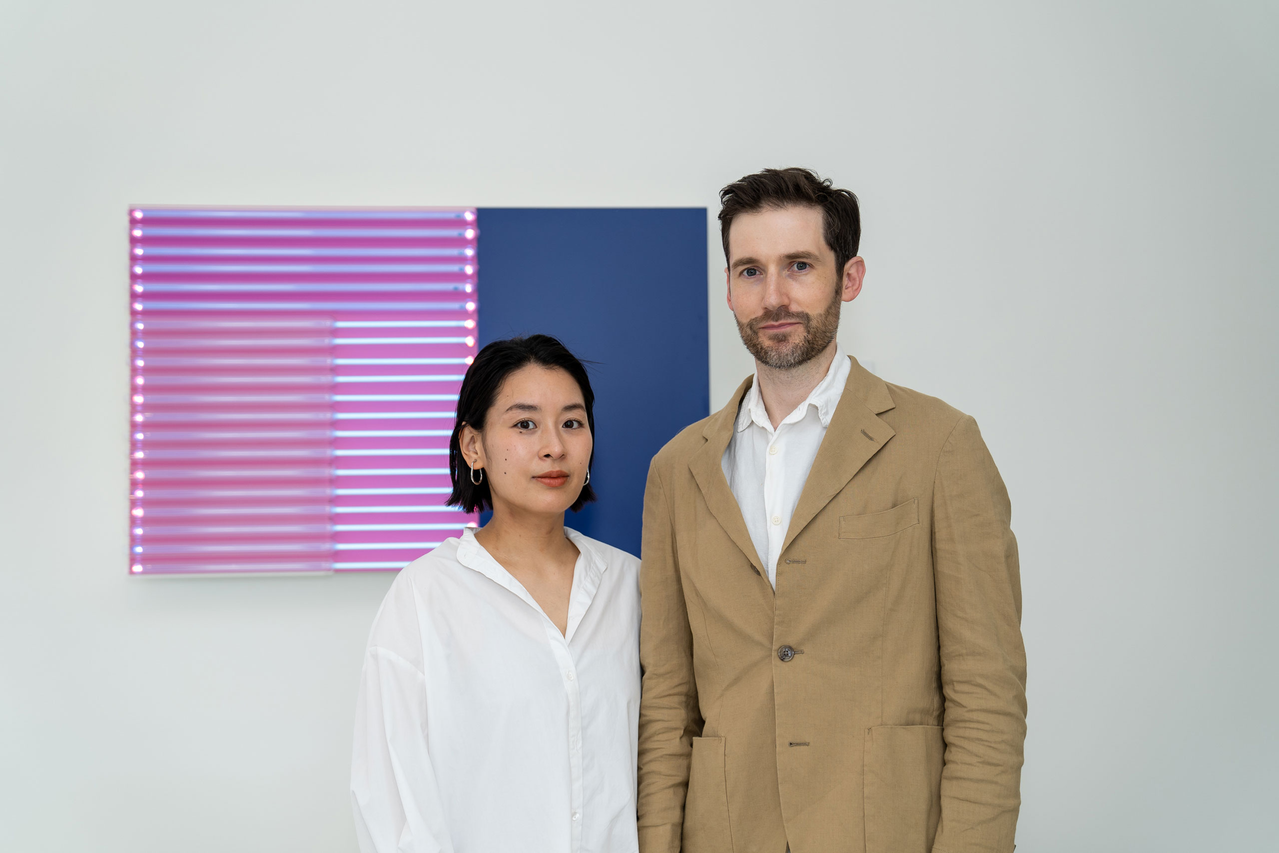 A portrait of architect Azusa Murakami and artist Alexander Groves, the duo behind art studio A.A. Murakami.