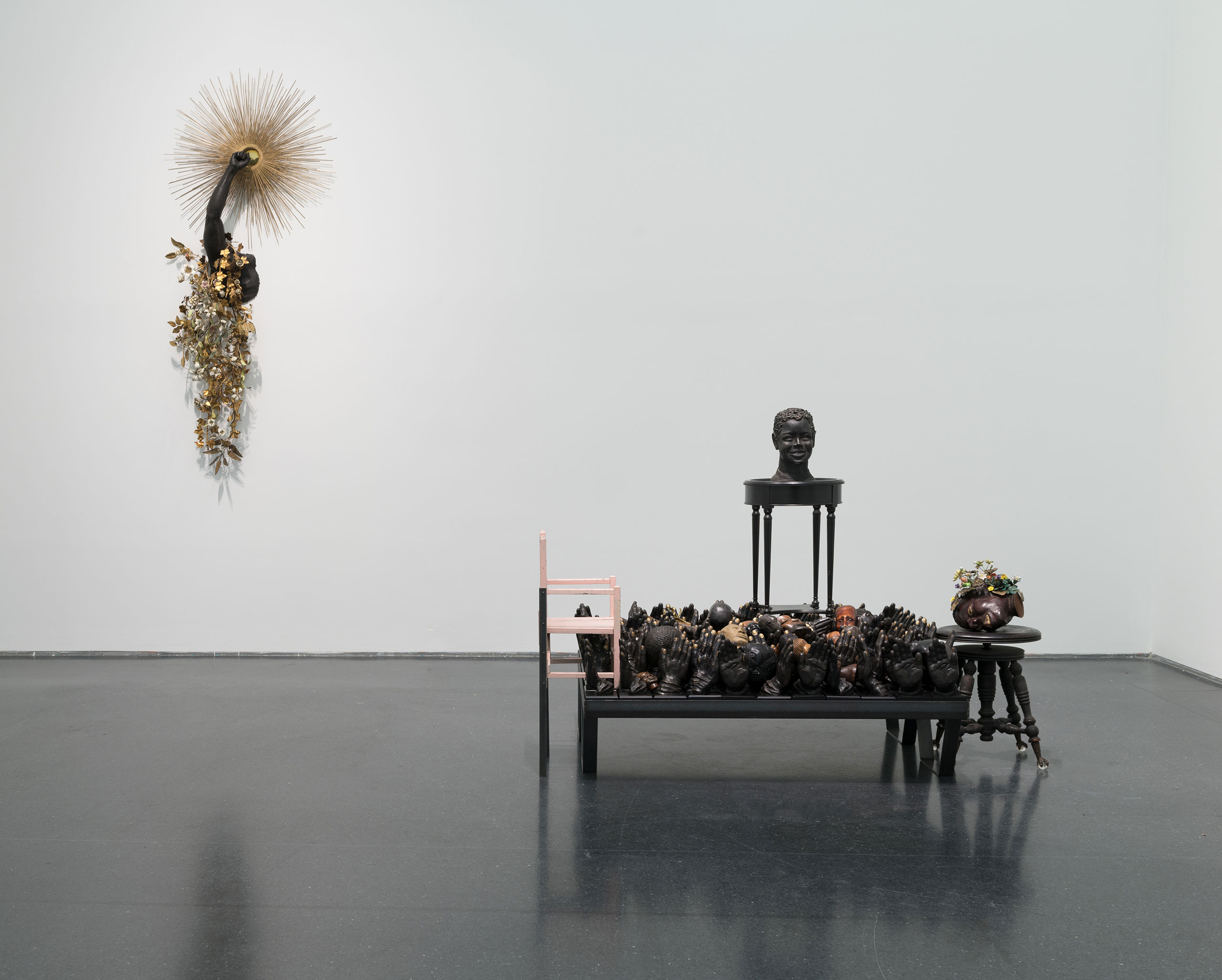 Installation view, Nick Cave: Forothermore, MCA Chicago. May 14 – October 2, 2022. Photo: Nathan Keay, © MCA Chicago.