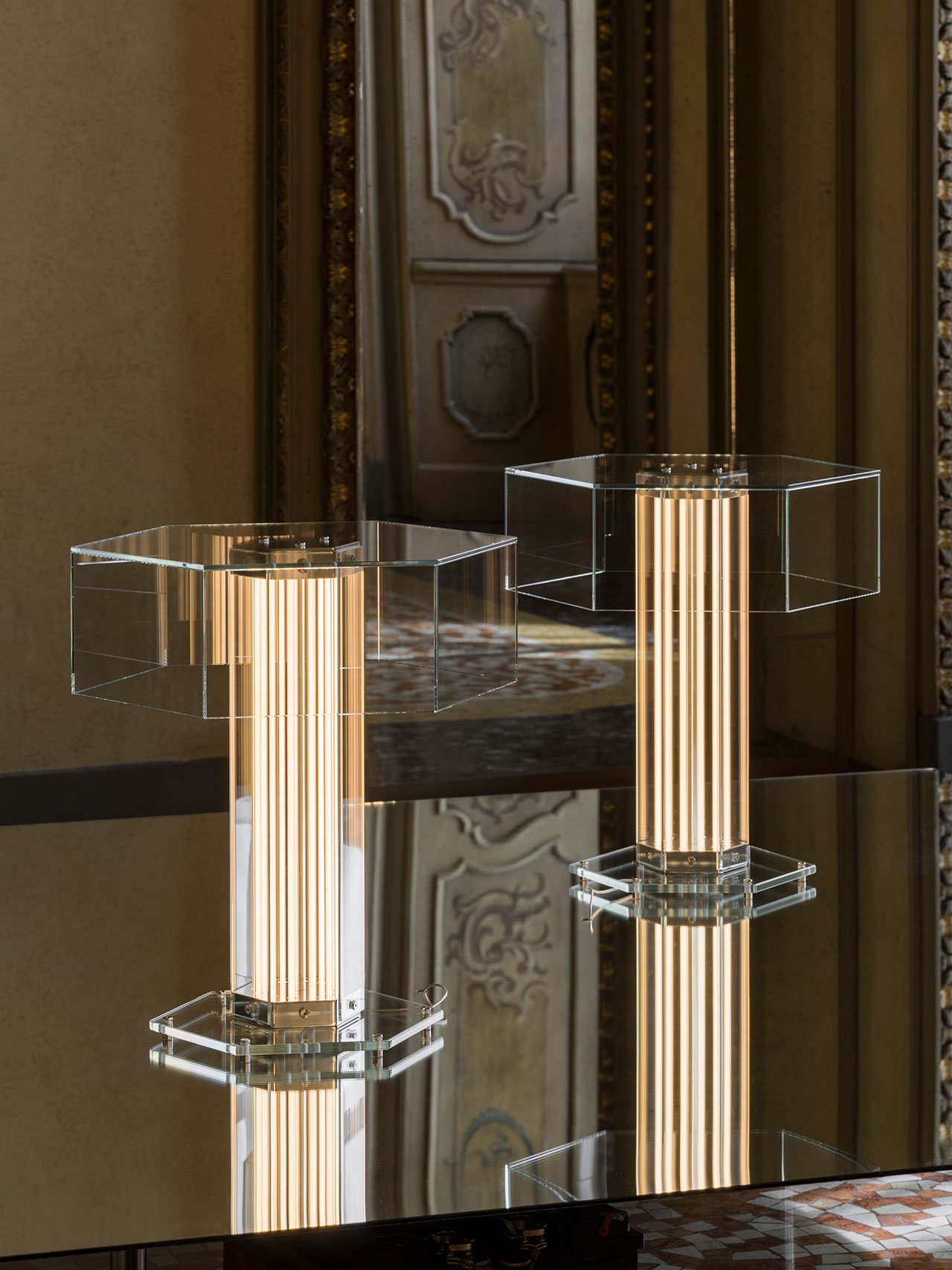Flos at Palazzo Visconti. Milan Design Week, 2024.
SuperWire Table Lamp. Designed by Formafantasma for Flos.
Photo © Nicolò Panzeri.