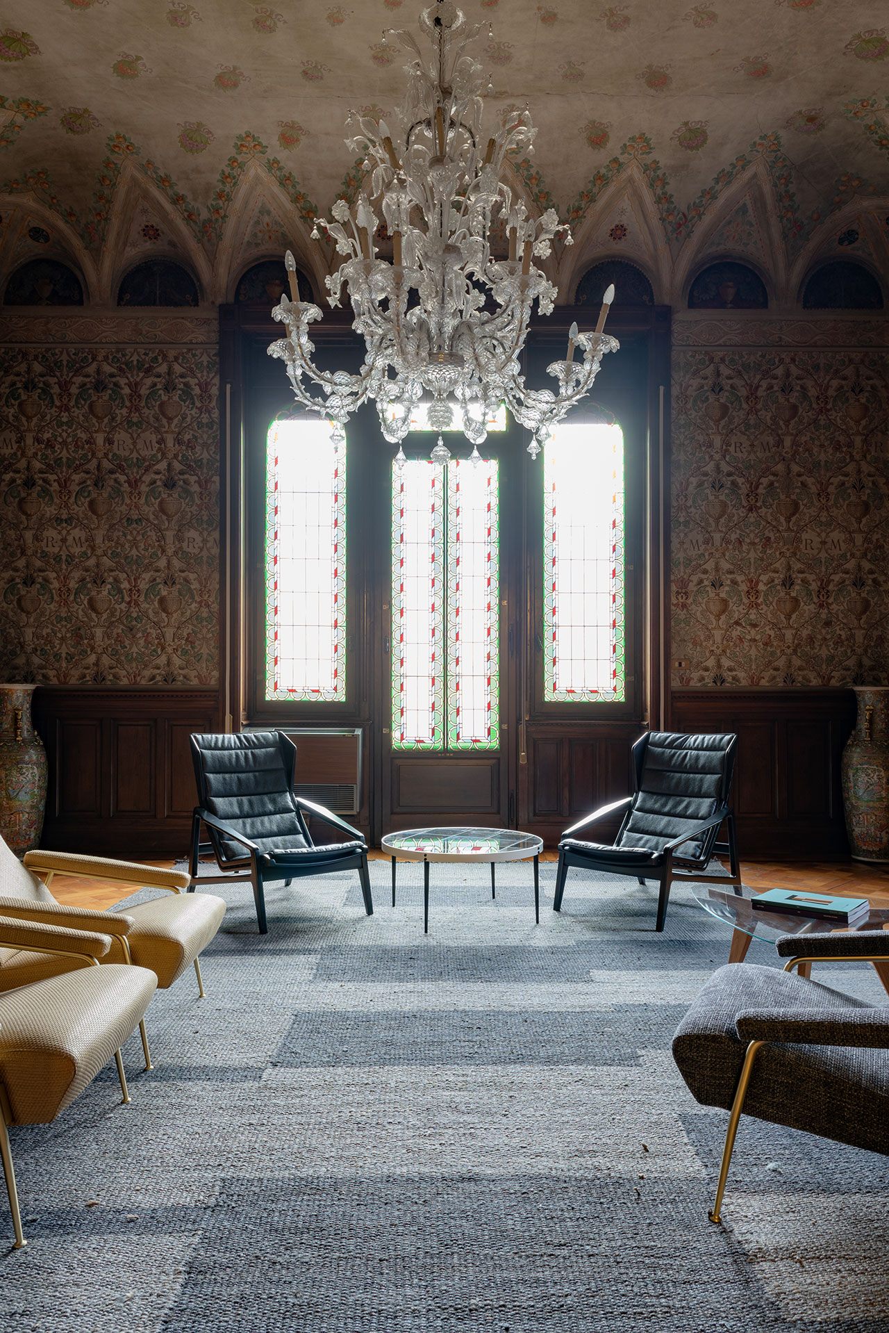 Installation view. REEDITIONS at Palazzo Mantero. Photo Maurizio Cavallasca. Courtesy Lake Como Design Festival.