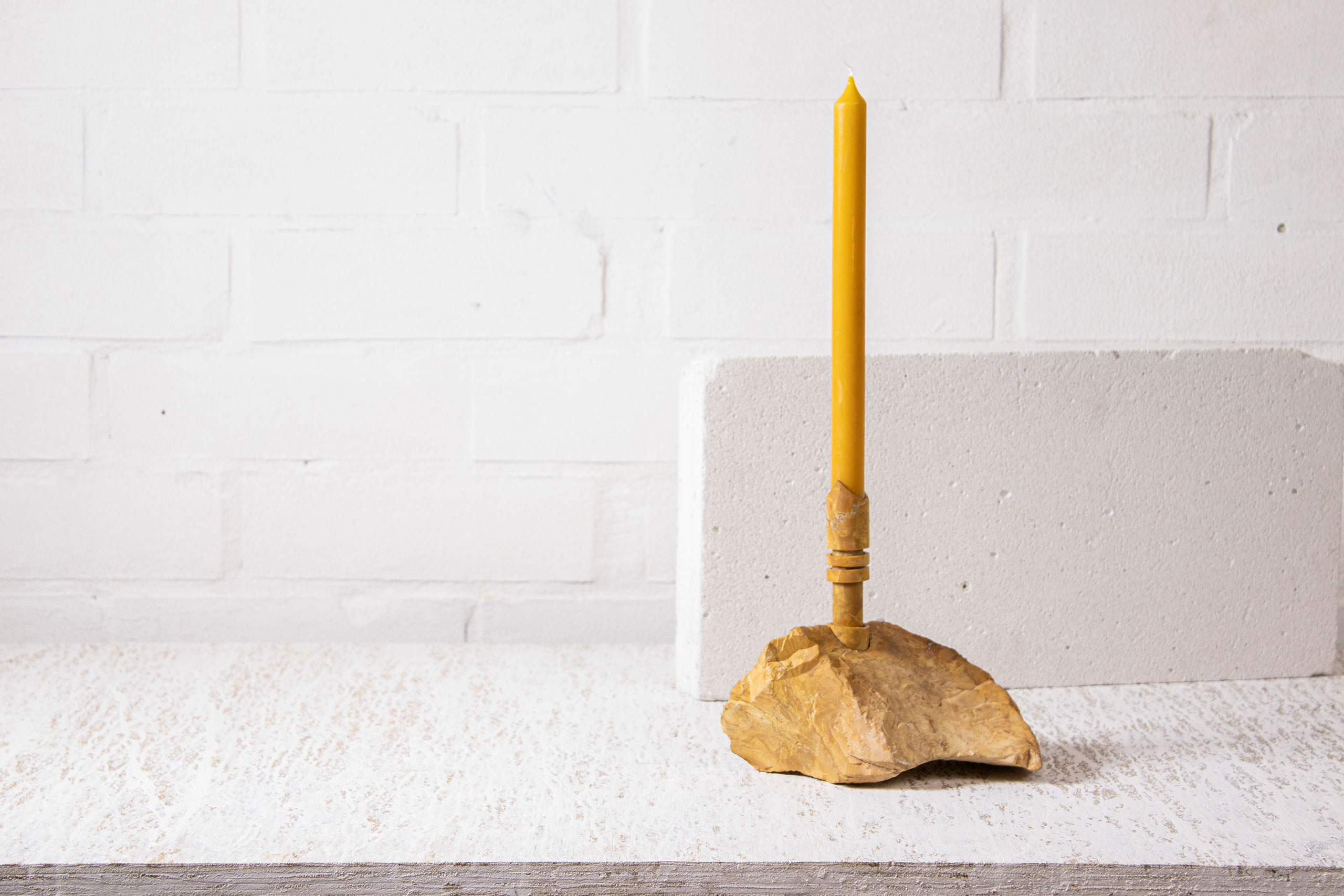 Studio DO, Abra Candelabra - Yellow Jasper. Photo © Studio DO.