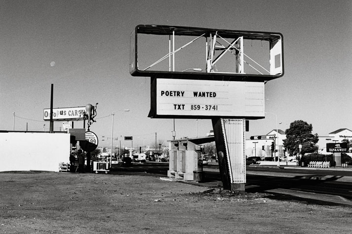 Rémi Noël, Poetry Wanted, Albuquerque. Courtesy of the artist.