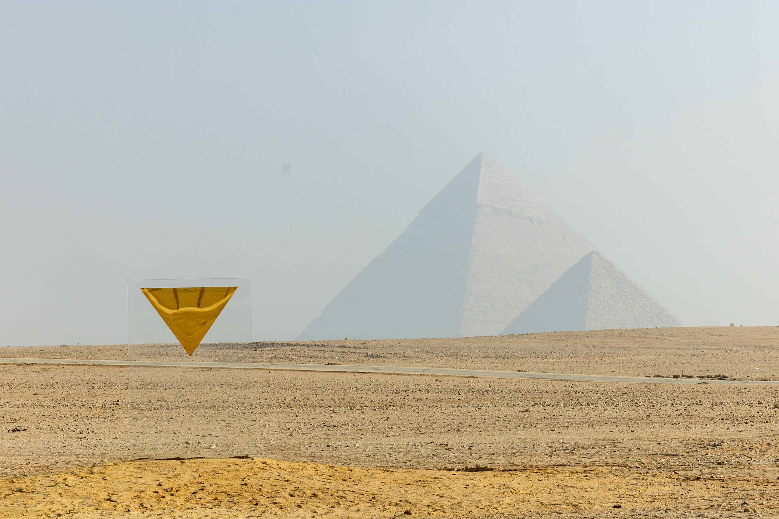 "Temple •I•" by Stephan Breuer. Installation view, “Forever Is Now III”, Art D’Egypte. © AFP
