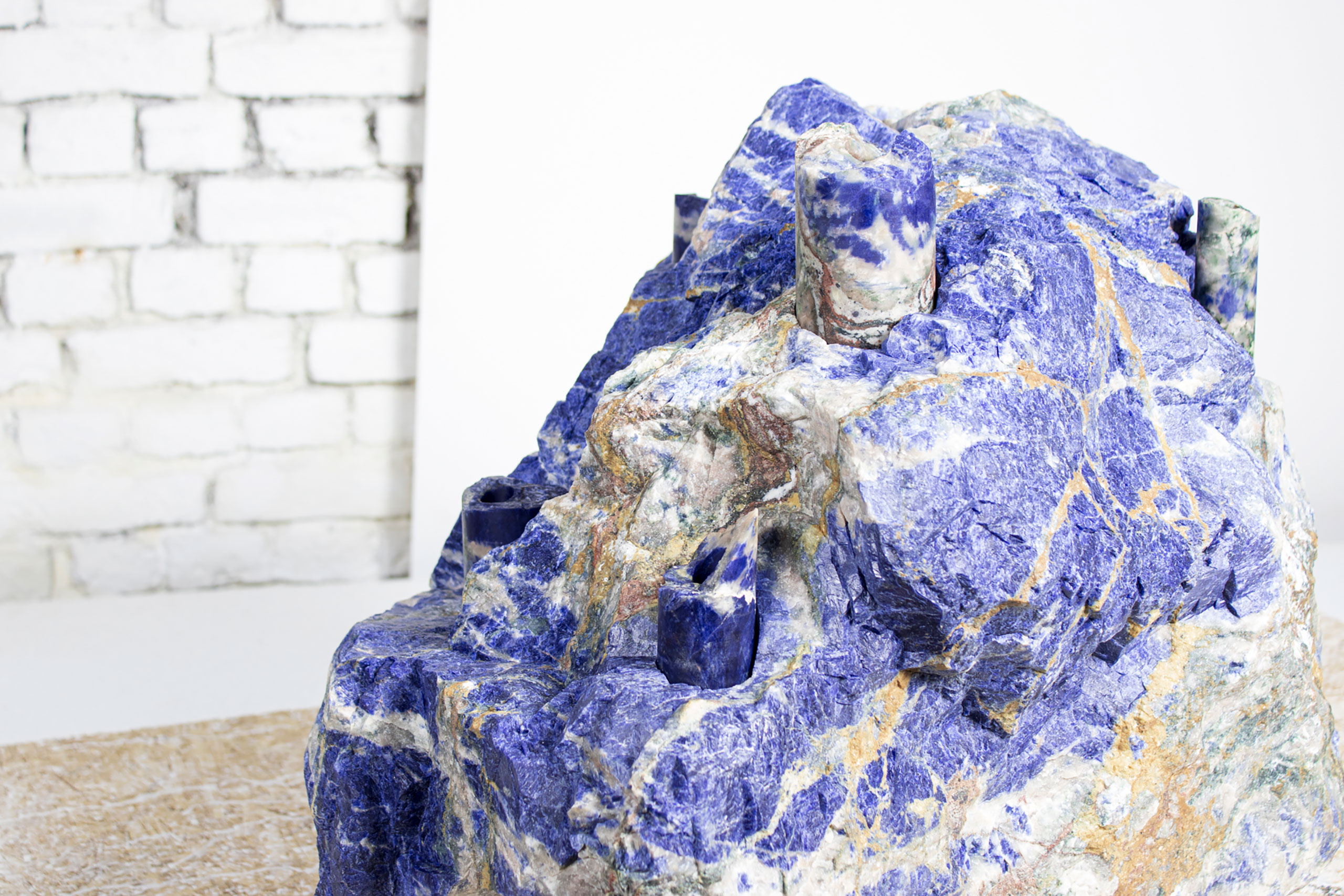 Studio DO, Vessels - Sodalite Tulip Vase. Photo © Studio DO.