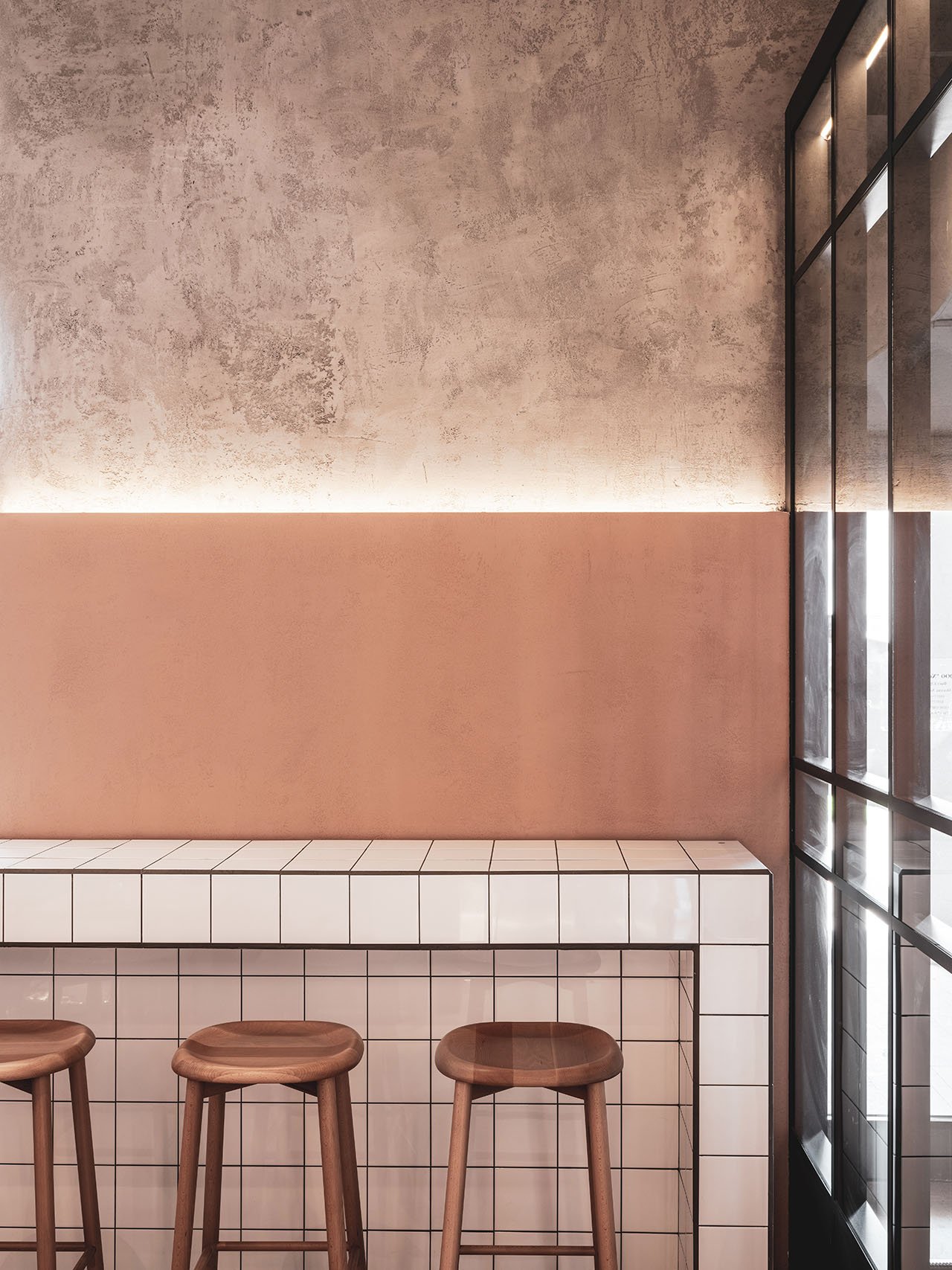 Polet Café by Asthetique in Moscow, Russia. Photography by Mikhail Loskutov.