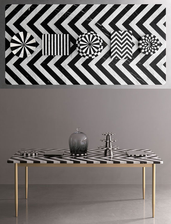 Herringbone Table by Bethan Gray.