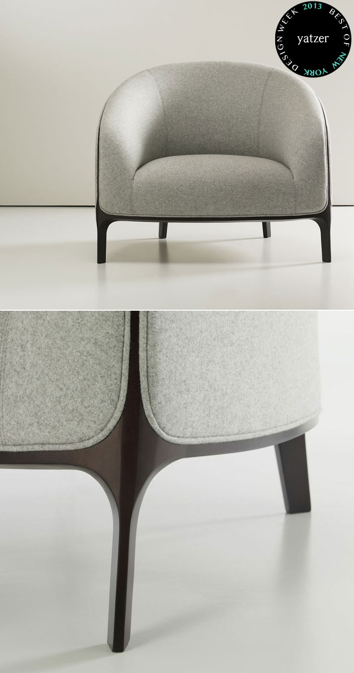 Catherine armchair by Noé Duchaufour-Lawrance for Bernhardt Design.