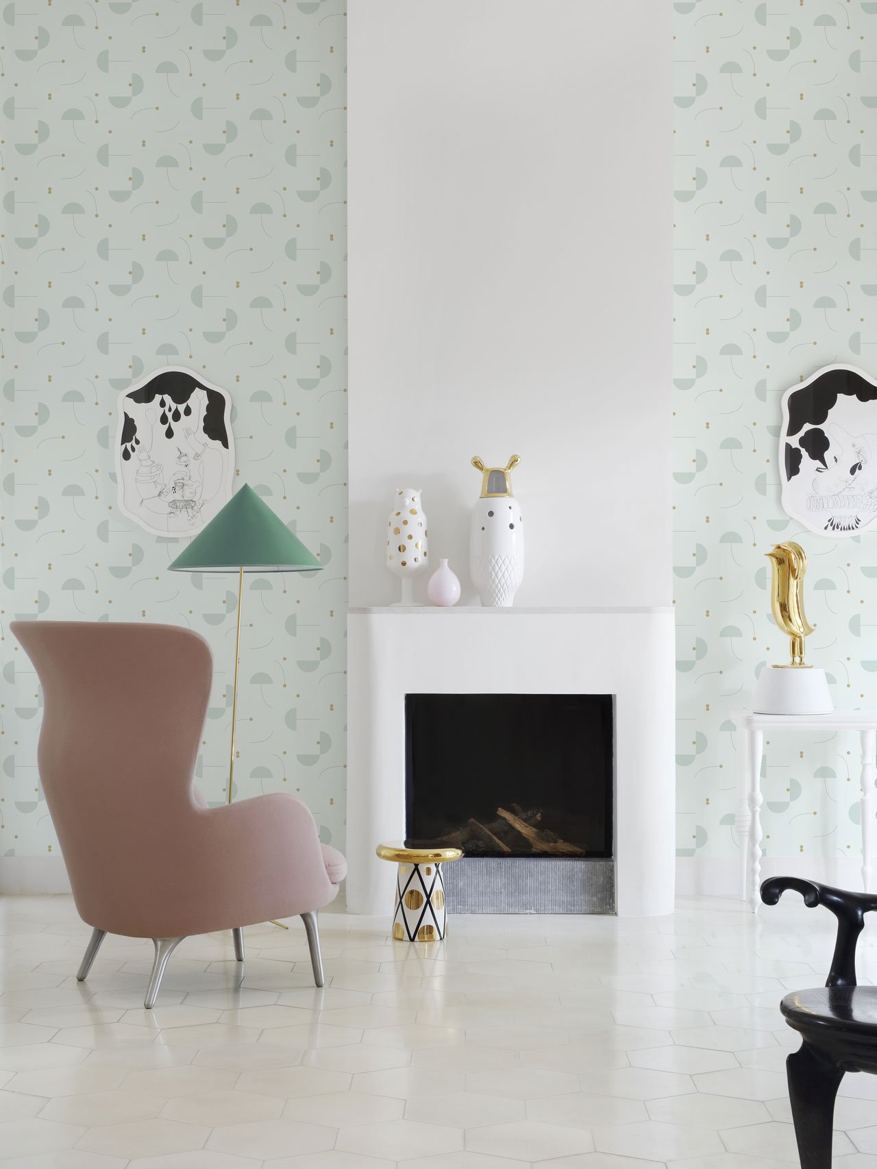 The latest collection from Eco Wallpaper features patterns created by the Spanish designer Jaime Hayon.