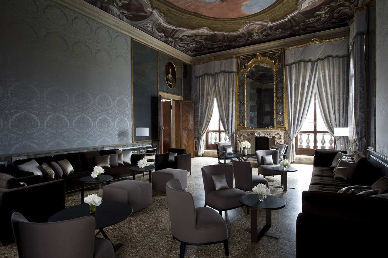 Del Tiepolo Game Room, photo © Aman Canal Grande Hotel, Venice, Amanresorts.