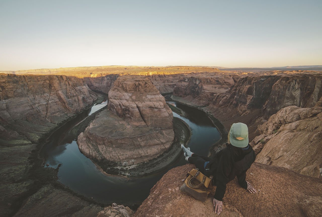 Horseshoe Bend, United States.
Photo by Joel Bear, from 'The Great Wide Open', © Gestalten 2015.