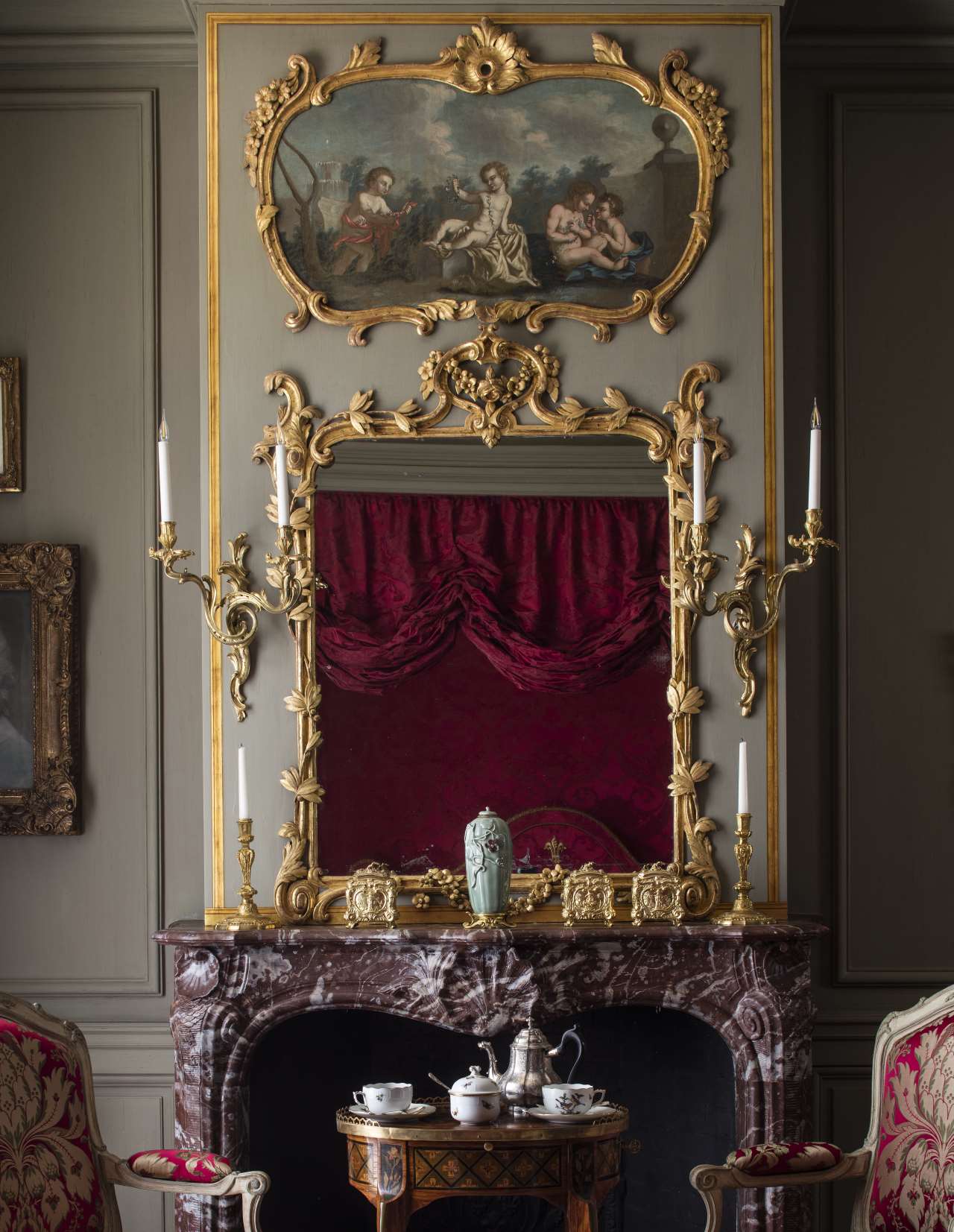 Photo by Bruno Ehrs for "Château de Villette. The splendor of French decor”, published by Flammarion.