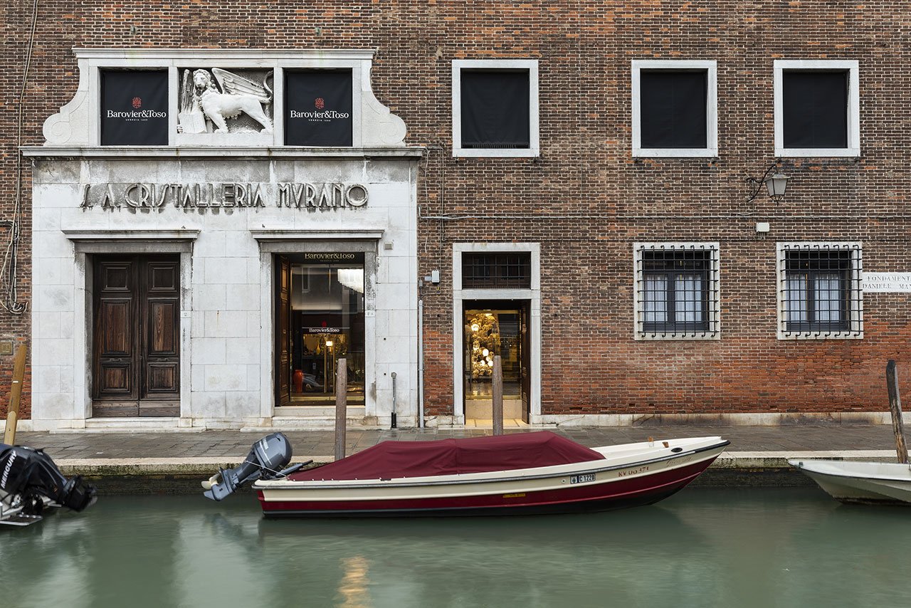Palazzo Barovier &amp; Toso in Murano, Venice. Interior design by Calvi Brambilla. Photo courtesy of Barovier &amp; Toso.
