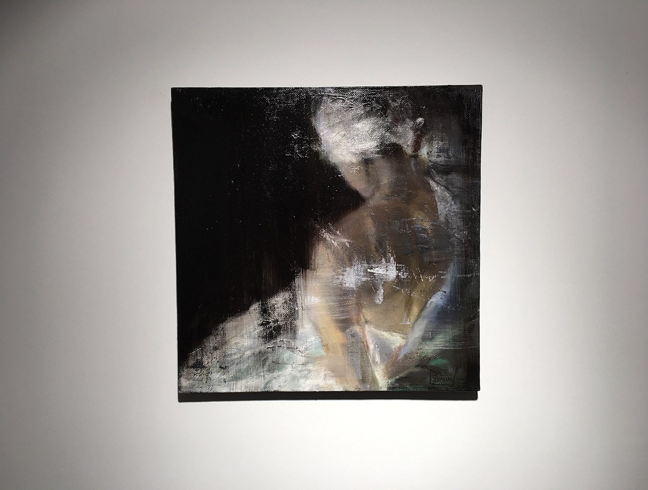 Rustam Iralin, The Rehearsal, 2015, 40x40cm, canvas, oil.