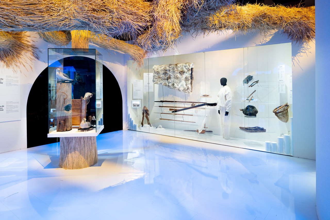 The Arctic - While the Ice is Melting, Nordiska museet, Stockholm. Exhibition view. Photo by Hendrik Zeitler. 