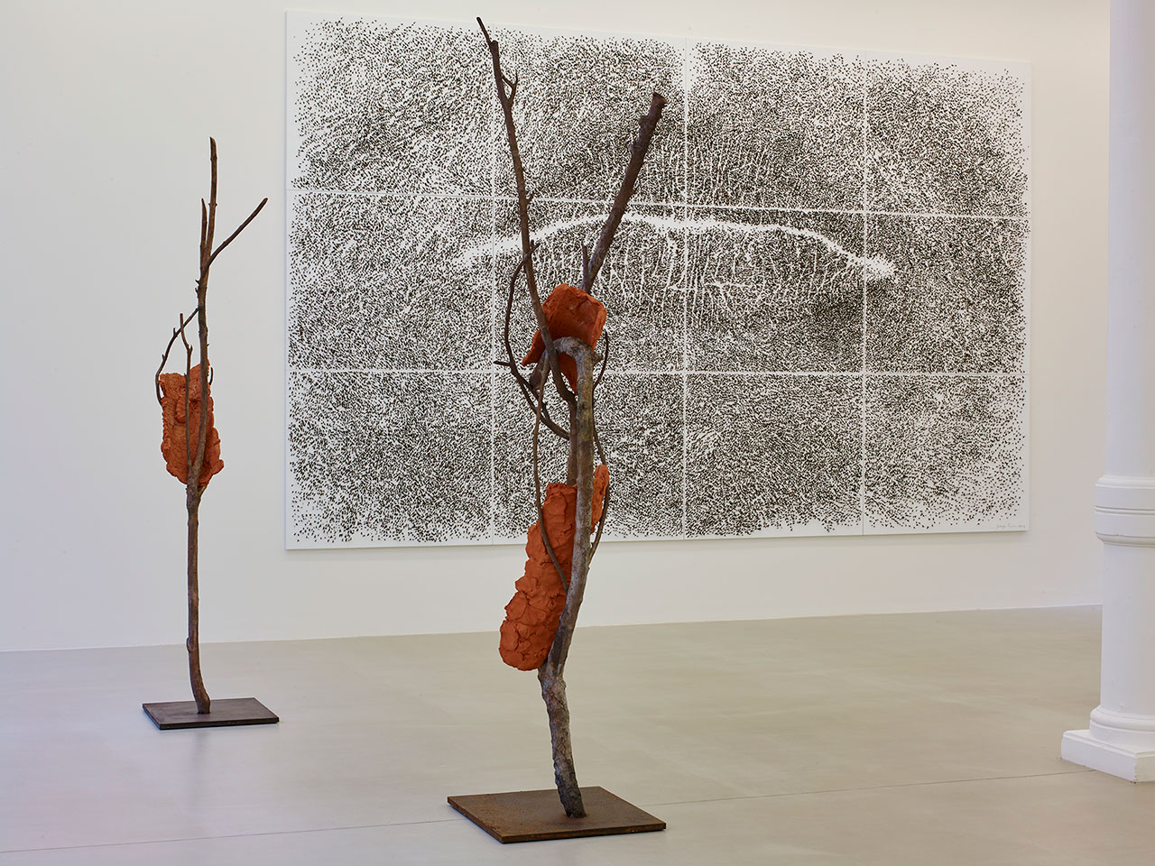 Giuseppe Penone, Fui, Saró, Non Sono (I was, I will be, I am not). Installation view from Marian Goodman Gallery London. Courtesy the artist and Marian Goodman Gallery.