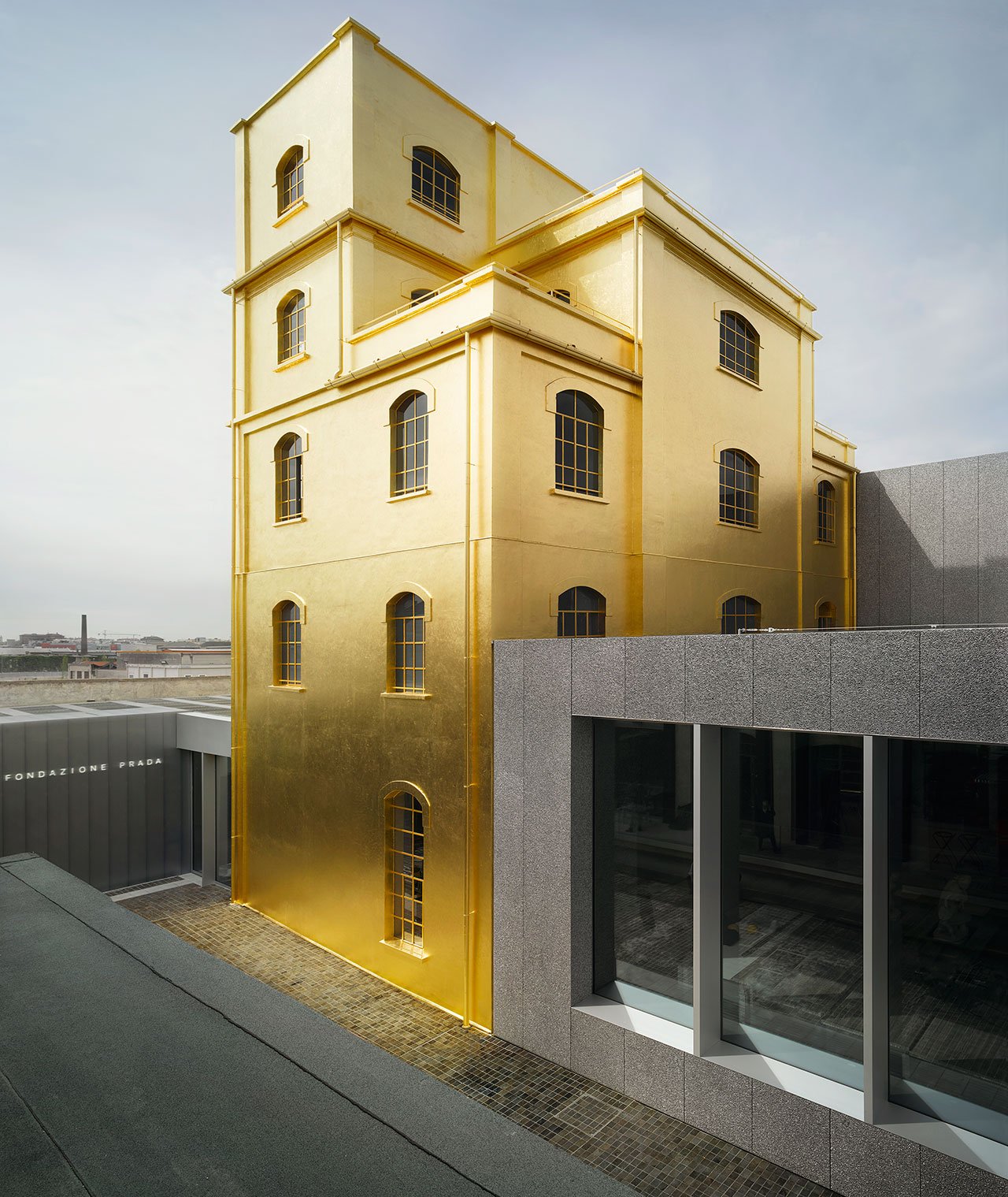 New Milan venue of Fondazione PradaArchitectural project by OMAPhoto: Bas Princen2015Courtesy Fondazione Prada.